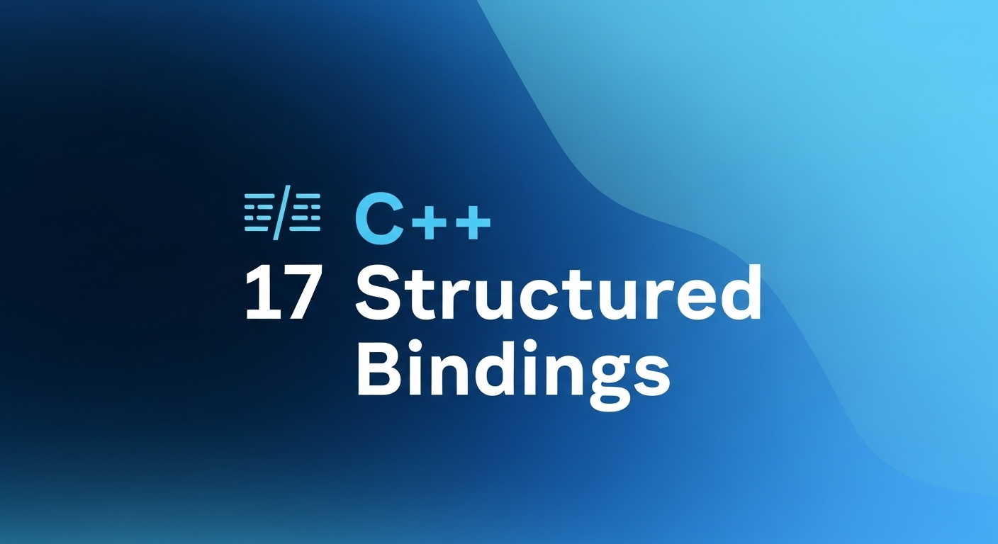 C++ 17 结构化绑定