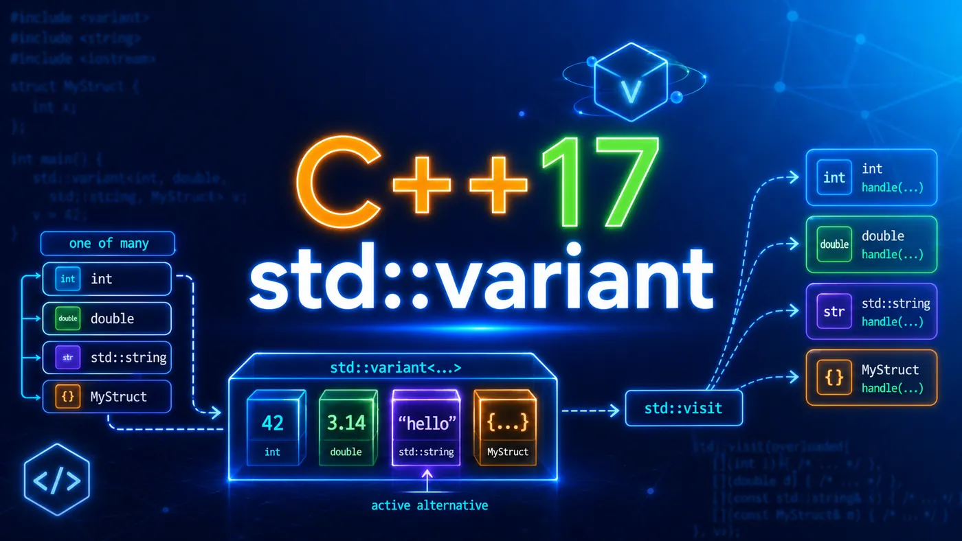 C++ 17 std::variant